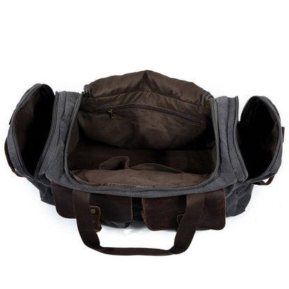 David - Mens Canvas Leather Duffle Bags